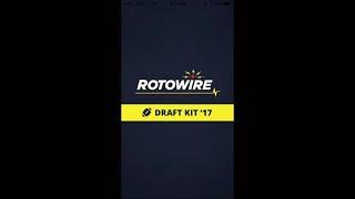 Rotowire Draft Kit 17 Ultimate Fantasy Football App