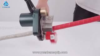 Handheld Tape Wrapping Machine for Wire and Cable AT-100, Portable Harness and Tubes Taping Machine