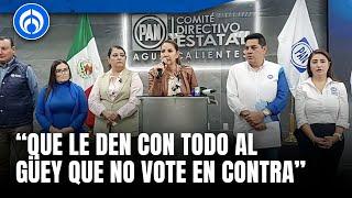 Senadora del PAN pide linchar a quien no vote en contra de la reforma judicial