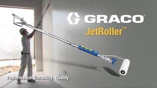 Combine paint spraying & rolling with the Graco JetRoller™ accessory