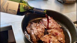 Carne al vino, fino y exquisito plato para paladares exigentes,  fácil y en casa