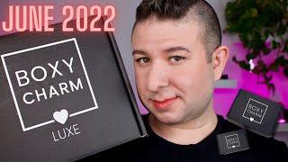 BOXYCHARM JUNE 2022 LUXE UNBOXING! BOXYLUXE REVIEW AND DEMO | Brett Guy Glam