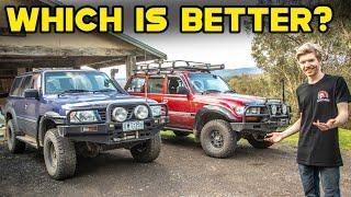 WHICH 4x4 WAGON IS BETTER!? Nissan Patrol Vs Toyota Landcruiser + New 80 Series Mod!