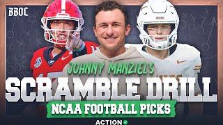 Johnny Manziel REVEALS His Georgia vs Texas Pick & More College Football Week 8 Predictions!