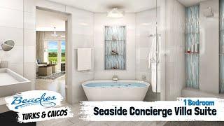 Seaside One Bedroom Concierge Villa Suite S1 | Beaches Turks & Caicos Walkthrough Tour & Review 4K