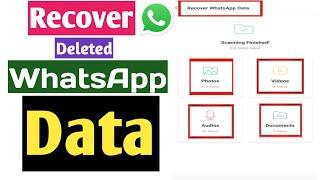 How to Recover Deleted WhatsApp Data | Restore WhatsApp Data