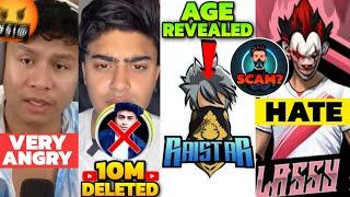 Finnally Raistar Age Revealed  || Tonde Gamer Got Very Angry  | Baseer Channel Deleted | Classy FF