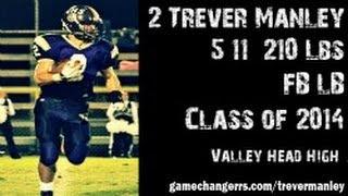 #2 Trever Manley / FB,LB / Valley Head (AL) Class of 2014