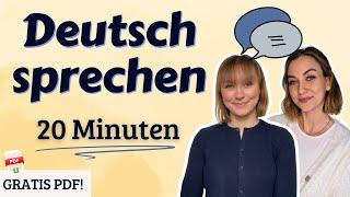  Speak German | Conversation training | We talk about holidays