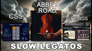 Spitfire Audio - Abbey Road Orchestra 1st Violins v CSS v CineStrings: SLOW LEGATOS