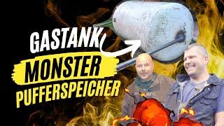 Alten Gastank als Pufferspeicher nutzen. DIY MONSTERPUFFERSPEICHER