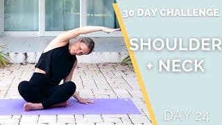 Yoga for Neck & Shoulder Tension | 30 Day Yoga Challenge