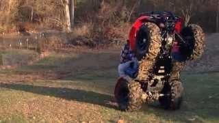 How to wheelie 4x4 4 wheeler