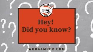 Did You Know? Easily Build a Workamper Resume to Share with Work Camping Employers