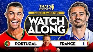 PORTUGAL vs FRANCE! LIVE EURO 2024 with Mark GOLDBRIDGE LIVE