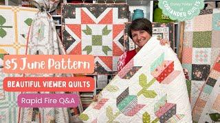 Tulip Market Quilt, Viewer Q&A, Moda Blockheads