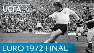 West Germany v USSR: 1972 UEFA European Championship final highlights