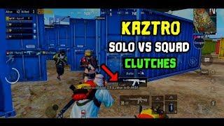 Kaztro Solo Squad Best Moments | 4 Finger Claw Kill Montage | Kaztro Gaming