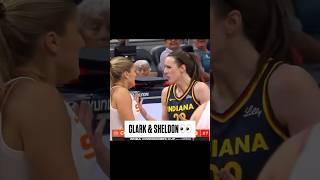 Caitlin Clark and Jacy Sheldon had some words for each other 