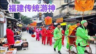 Folk and traditional culture,Colorful clothes for wandering gods中国民间传统福建游神祈福活动#历史 #庙会 #厚福游神 #文化 #历史