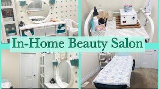 In-Home Beauty Salon in Canada | Beauty Salon Tour | Esthetician’s Room Tour #salontour #homesalon