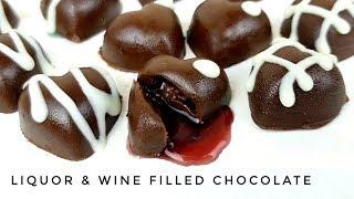 Liquor and Wine Filled Chocolate | Filled Chocolates (gift idea)