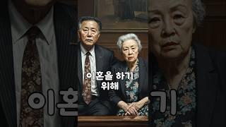 노년의 유머 황혼이혼
