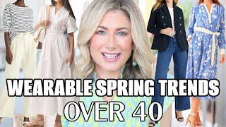 SEVEN Wearable Spring Trends For Women Over 40 | Spring Fashion 2024