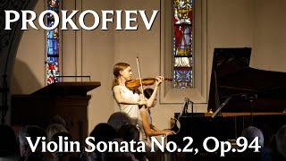 Ilva Eigus & Alexandra Dovgan | Sergei Prokofiev: Violin Sonata No. 2 in D Major, Op. 94bis