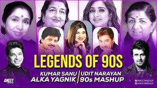 Legends of 90s Love Mashup | AMEET Mashup | 90s Love Songs | 90s Hits Hindi Songs | Best of 90s Love