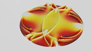 Stress propagation in a two-dimensional elastic circular disk under diametric loading