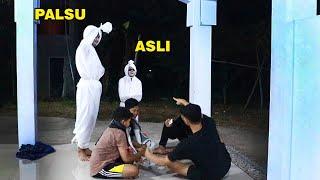 Apes️Niat Prank Pocong Ketemu Pocong Beneran? Prank Terlucu bikin ngakak 