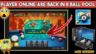 Players Are Online Back In 8 Ball Pool Web - [ English - Subtitles ]