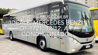 Marcopolo Ideale, Mercedes Benz OF-1721, 2012/2012, ar condicionado. Vip Bus