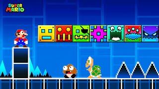 Super Mario Bros. But There Are MORE Custom Geometry Dash Blocks