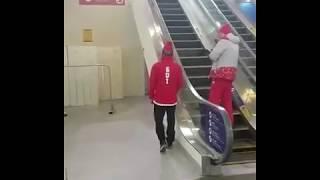 Next Time You're At The Mall Give This Guy's Escalator Trick A Try (Kidding. DON'T.)