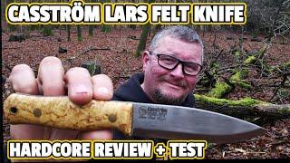  CASSTRÖM LARS FELT KNIFE ️ Hardcore Review u. Test Video!  OLDSCHOOL VIDEO