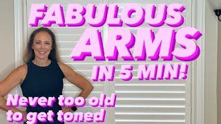 SIMPLE DAILY EXERCISE TO FABULOUS ARMS! Any age & No Equipment | Michelle Wilson Workouts