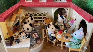 Sylvanian Families / Calico Critters x RE-MENT Sweets Cafe Setup! シルバニアファミリー　リーメント　スイーツカフェ セットアップ！