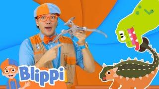 ROAR Who is that Dinosaur | Blippi Educational Videos | Halloween for Kids