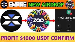 X Empire Launches New Zoo Airdrop | Earn $1000 USDT | Zoo Token Price & Listing Date Explained