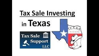 Texas Tax Sale investing: Tax sale lists & struck off property!