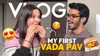 My first Vada pav vlog