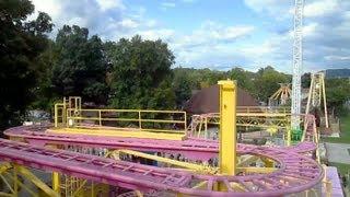 Crazy Mouse front seat on-ride HD POV DelGrosso's Amusement Park