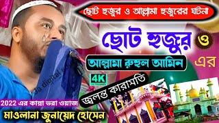 Maulana Junaid Hussain|| ছোট হুজুর ও আল্লামা রুহুল আমিন হুজুরের কেরামতি|new Bangla waz/মাও: জোনায়েদ