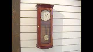 "Hampshire" Rhythm Wooden Chiming Clock CMJ334UR06