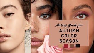 Autumn Color Season Makeup Tips & Product Recommendations