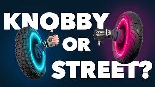 Knobby or Street Tire — Which is right for you?