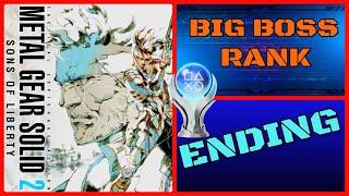 MGS2 Master Collection - Big Boss Rank | Ending + Platinum Trophy