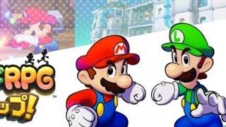 [JP] NEW MARIO AND LUIGI: BROTHERSHIP FOOTAGE!! (Normal Attacks + New Bros. Attack)